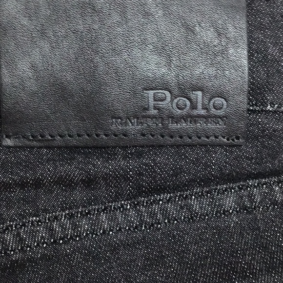 NWT!  Polo Ralph Lauren prospect straight stretch jeans. Black, 30 x 30 - Picture 5 of 6